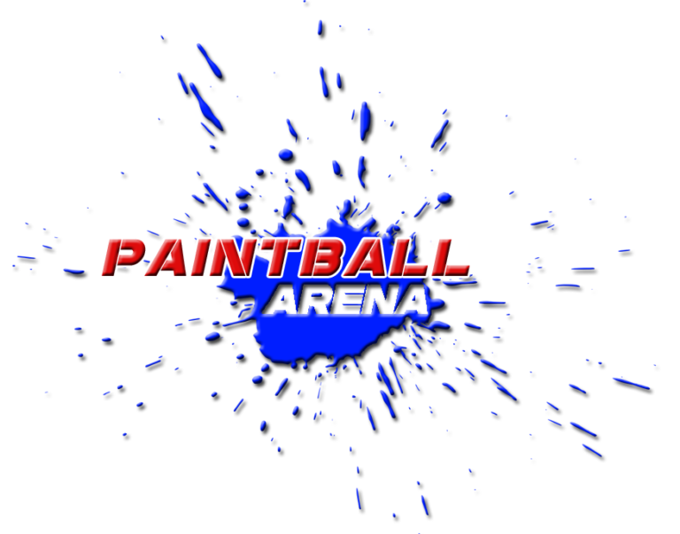 Paintball Arena paint splat logo